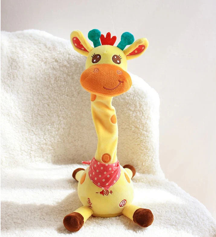 💥🎉 Best-Selling Musical Giraffe Toy – Sings, Dances & Repeats What You Say! 🦒🎵